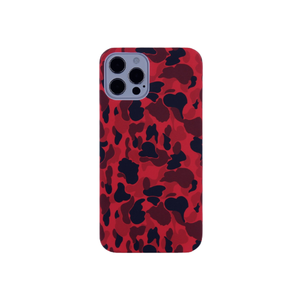 Red Camo iPhone Case –