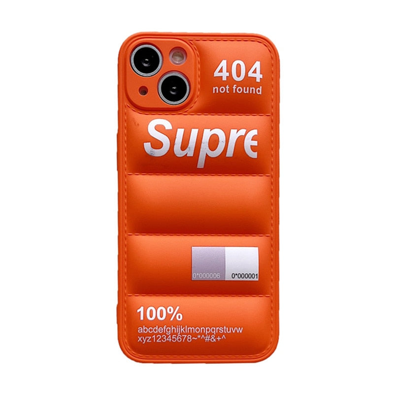 Night Orange SUP Puffer Phone Case